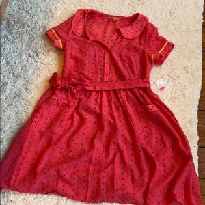 ModCloth dress with hearts